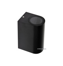 Світильник 2-LED настінний, мережевий YATO, півовальний, 35 Вт, 68 х 150 х 92 мм, цоколь GU10 [12]