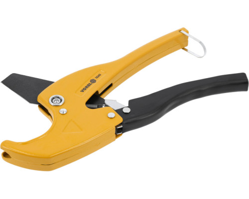 Труборіз VOREL для PVC, PEX, PP, PU, PE труб Ø≤ 64 мм [6/48]