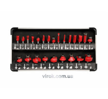 Фрези по дереву YATO : Набір 24 Шт. [10]