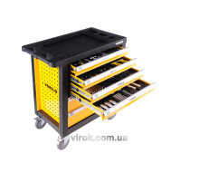 Шкаф для мастерских VOREL на колесах 770х458х901 мм с 6 ящиками и инструментами 177 шт CrV [1]