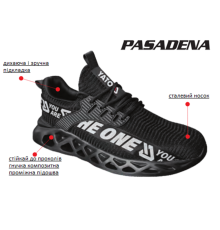 Туфли рабочие нейлоновые YATO PASADENA SB, разм. 46, с резиновой подошвой