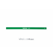 Олівець столярний YATO : зелений, L= 245 мм х 12 мм. уп. 144 шт. [8]