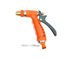 Ороситель-пистолет 3-режимный FLO к шлангу 1/2", TRP-пластик + цинк [12/48]