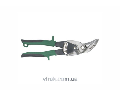 Ножницы по металлу YATO : L= 235 мм, правые, Cr-Mo [6/36]