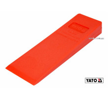 Клин для раскалывания деревьев пластиковый YATO: 245 x 85 x 30 мм, 315 г [20/40]