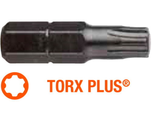 Насадка викруткова USH Industry : TORX Plus T30+ x 25 мм, Уп. 5 шт.
