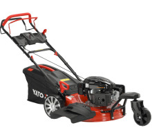 Газонокосилка бензиновая YATO с приводом: 3,5кВт, ширина резки: Ø= 53 см, травосборник- 62л