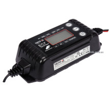 Перетворювач напруги YATO з мережі 230 В AC в 6/12 В DC, 1/4 А, макс. 120 Агод [20]