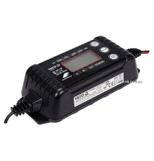 Перетворювач напруги YATO з мережі 230 В AC в 6/12 В DC, 1/4 А, макс. 120 Агод [20]