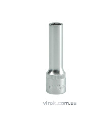 Головка торцева 6-гранна YATO : подовжена, квадрат 1/2", М= 10 мм, L= 76 мм [12/60/120]