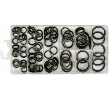 Шайби сталево-гумові YATO: Ø= 10- 24 мм, 90 шт [24]