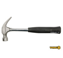 Молоток столярный VOREL с металлической ручкой, m=600 г [6/24]