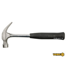 Молоток столярний VOREL з металевою ручкою, m=600 г [6/24]
