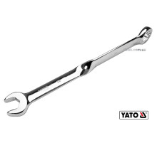 Ключ ріжково-накидний, кручений 90° YATO : М= 30 x 398 мм, Cr-V(DW)