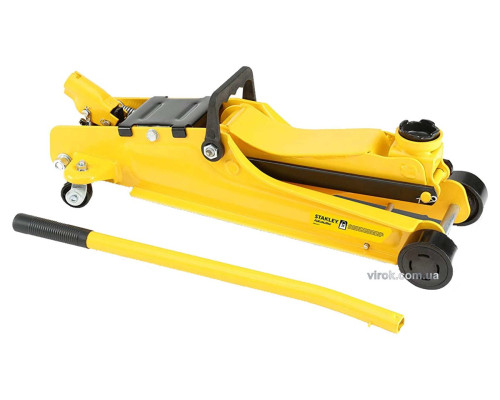 Домкрат гідравлічний підкатний STANLEY, вантажопідйомність- 2 т, h= 85 - 381 мм