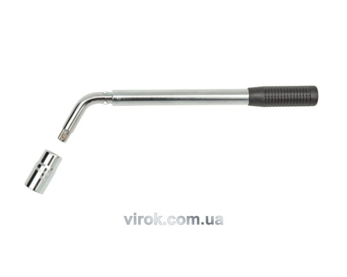 Ключ балонний телескопічний VOREL L-типу 17x19 мм, l=360-510 мм [10/20]