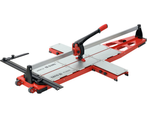 Плиткоріз ручний YATO з 1 напрямною, L= 130cм, 2 різця Ø= 22x6x6 мм, макс. товщина- 14мм, кут- 0-60°