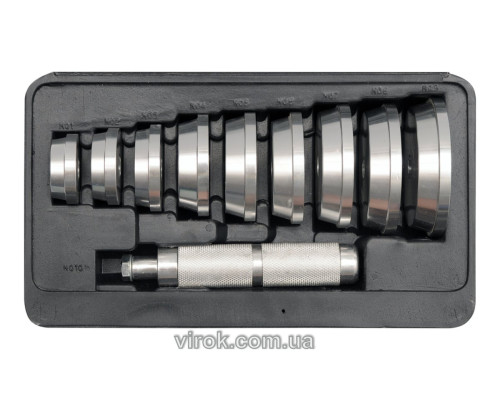 Набір для встановлення сальників ущільнювачів YATO Ø= 40-81 мм, 10 шт. [5/10]