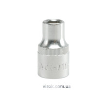 Головка торцева 6-гранна YATO : квадрат 1/2", М= 10 мм, L= 38 мм [12/120/240]