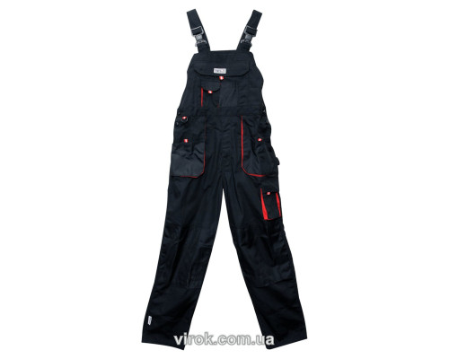 Напівкомбінезон робочий YATO чорно-черв., розм. S [10]