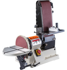 Шліфувальний тарілко-стрічковий верстат JET JSG-96 : 230В 1(0,6)кВт. 0–45° стр.150х1220 мм. Ø= 230мм