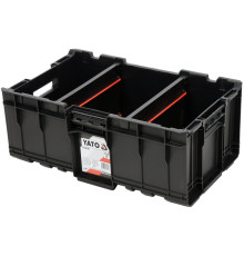 Ящик для інструментів YATO модульний до YT-09166, 576х359х237 мм, з пластика [1]