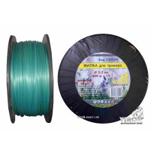 Жилка для тримера "Кручений ОВАЛ" TM VIROK : Ø= 3.0 мм, l= 300 м (бобіна)