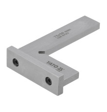 Кутник слюсарний 90° YATO з широкою основою, 75 х 50 мм [100]