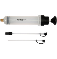 Шприц ручний для відсмоктовування технічної рідини YATO : 200 мл [24]