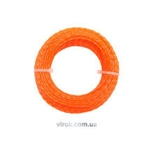 Жилка для тримера квадрат кручений FLO : 2 мм х 15 м [10/120]