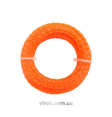 Жилка для тримера квадрат кручений FLO : 2 мм х 15 м [10/120]