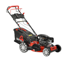 Газонокосилка бензиновая YATO с приводом: 3,5кВт, ширина резки: Ø= 53 см, травосборник- 62л