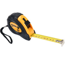 Рулетка с метрической шкалой VOREL : l= 5 м, w= 19 мм, 2 фиксатора [12/120]