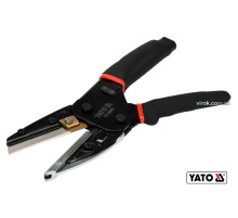 Ножиці багатофункційні YATO : L= 250 мм, CrMo + SK5 58-62 HRC + 4 запасних леза [6/24]