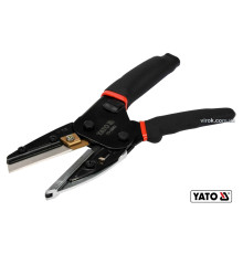 Ножиці багатофункційні YATO : L= 250 мм, CrMo + SK5 58-62 HRC + 4 запасних леза [6/24]