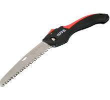 Ножовка к веткам складная YATO; лезвие l=180 мм, 7 зубов/1", t=1,4 мм [12]
