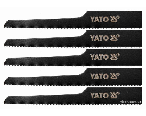 Полотна до пневматичної шаблевої пили YT-09955 YATO : 24 зуби/1", 5 шт [50/200]