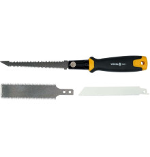 Ножівка універсальна зі змінними полотнами VOREL: L= 310 мм, 3 полотна l= 150 мм [12]