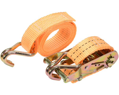 Пас для крепления багажа с трещаткой VOREL : сила натяжения – 1000/2000 daN, 2 м х 38 мм[12]