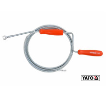 Трос для очистки канализационных труб YATO: Ø=5 мм, l=1.5 м [30/60]