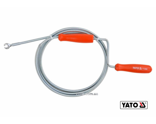 Трос для очищення каналізаційних труб YATO : Ø= 5 мм, l= 1.5 м [30/60]