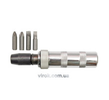Викрутка ударна VOREL : 4 насадки [25]