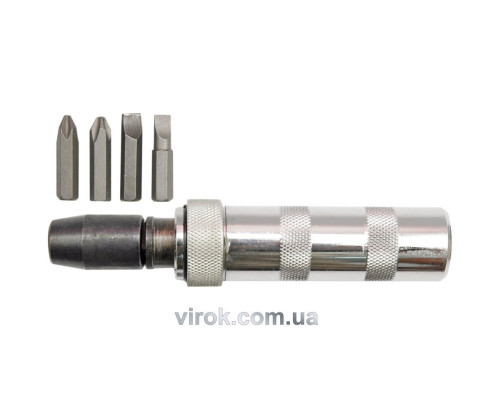 Викрутка ударна VOREL : 4 насадки [25]