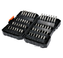 Насадки викруткові STHOR Cr-V, з 6-гран. хвостов.- 1/4", l= 25 мм, наб. 56 елем. [8/16]