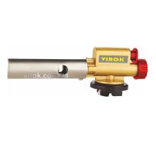 Пальник газовий VIROK з різьбовим (7/16) з'єднанням, Piezo, ceramic, 360° [50/4]