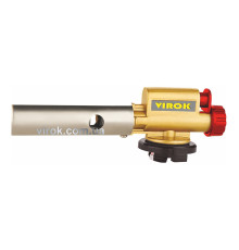 Пальник газовий VIROK з різьбовим (7/16) з'єднанням, Piezo, ceramic, 360° [50/4]