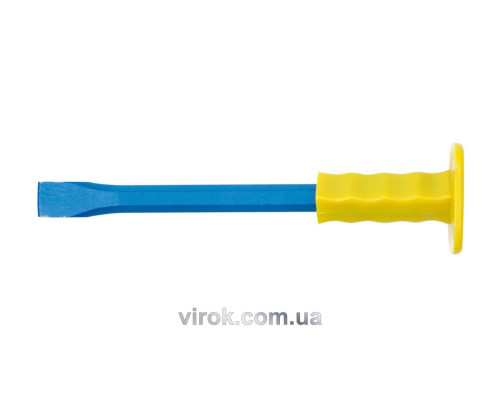 Зубило каменяра VOREL з гумовою ручкою 25x300 мм [12/36]