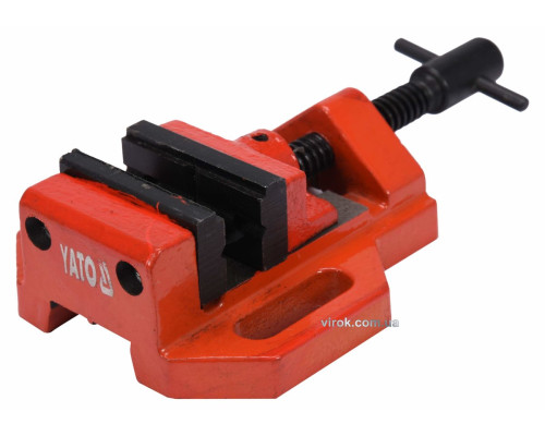 Лещата для верстатів YATO; корпус- 110 мм, губки- 50 мм, розвід губ- 30 мм [10]