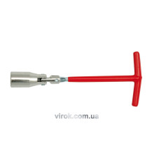 Ключ до свічок автомобільних шарнірний VOREL 21мм [25/50]