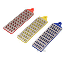 Набір брусків абразивних, алмазних, для заточування VOREL : 75х25 мм, G360/260/180, 3 шт. [25/100]